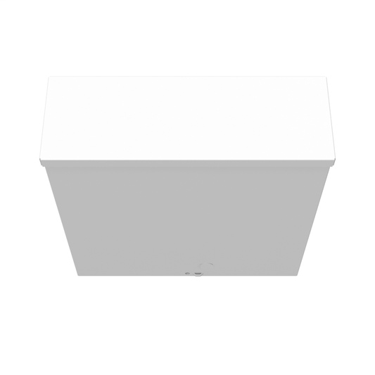 12x4X12 Screw Cover Type 3R UL Listed Steel No Knockouts ANSI 61 Gray Quad D Knockout For Lock Emboss Mounting Holes In Back