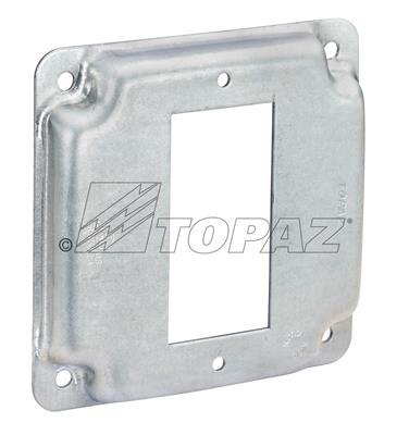 4" Square Industrial Covers GFI 5/8"
