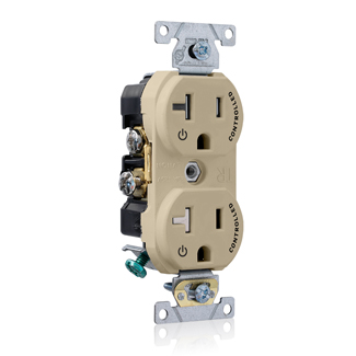 20 Amp, 125/250 Volt, Duplex Receptacle Outlet, Commercial Grade