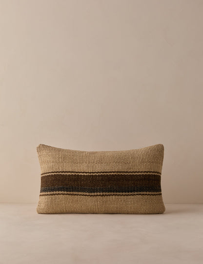 Vintage Lumbar Pillow No. 337, 12" x 20"