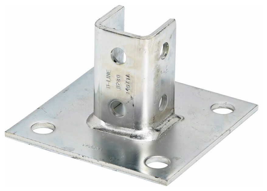 B280SQ-ZN, Strut Post Base