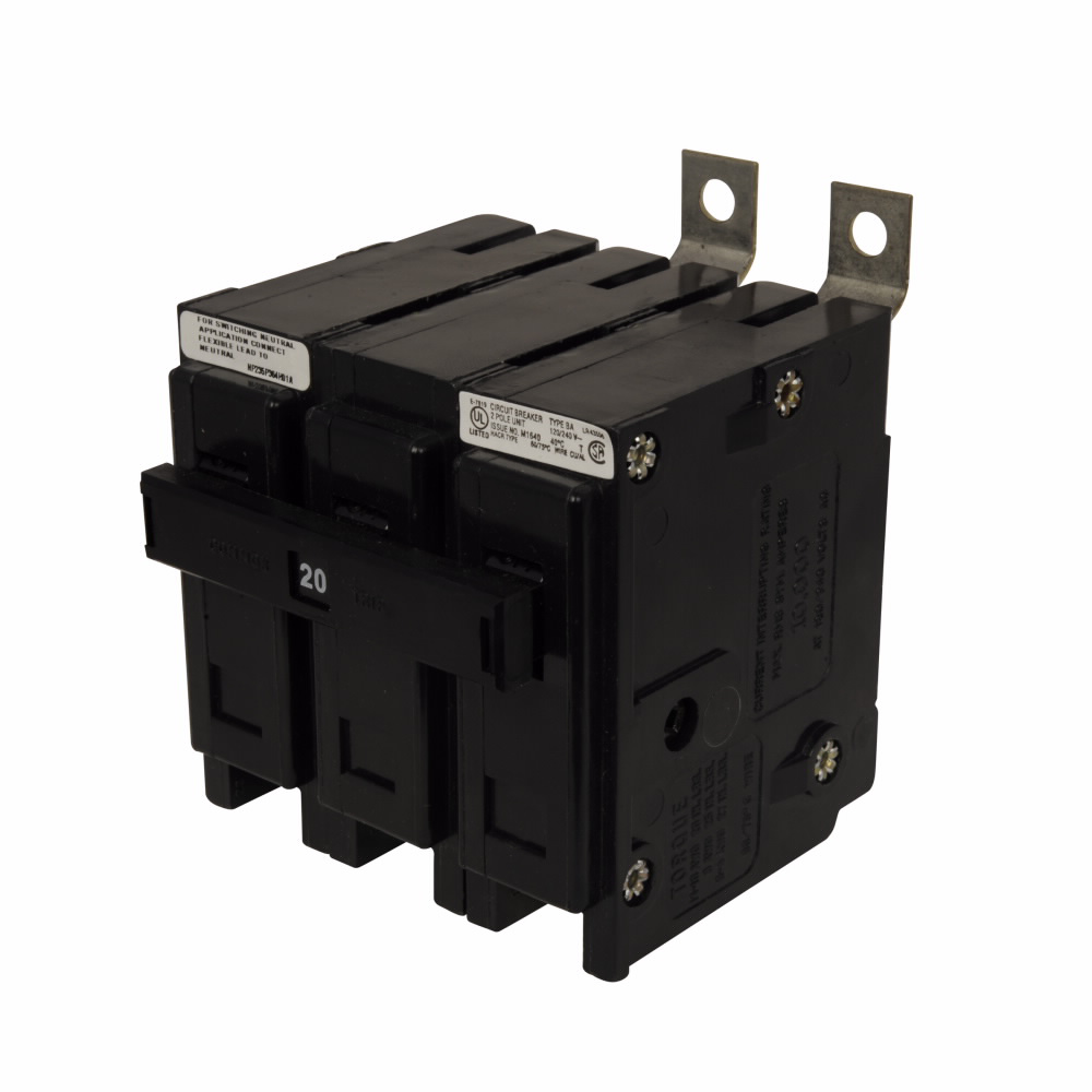 Breaker 20A 3P 240V Type BAB 10 KAIC Bolt on