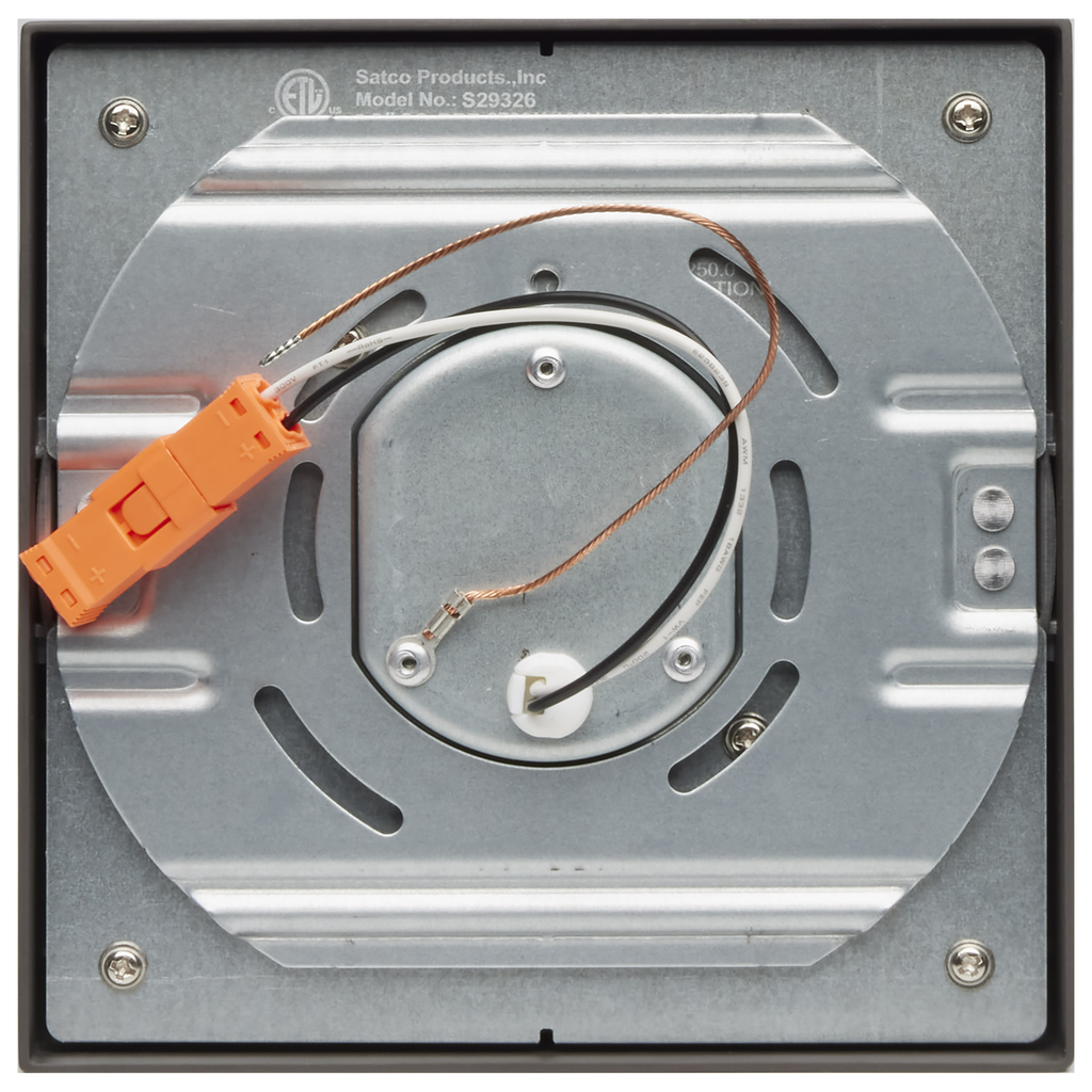 10.5 watt; 5.5" Flush Mount LED Fixture; 3000K; Square Shape; Bronze Finish; 120 volts