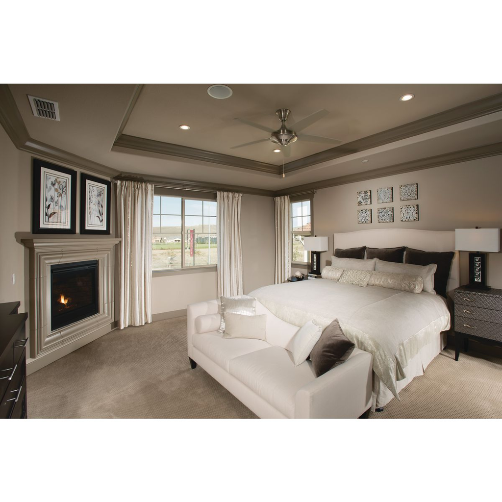 AirPro 54" 5-Blade Brushed Nickel Ceiling Fan