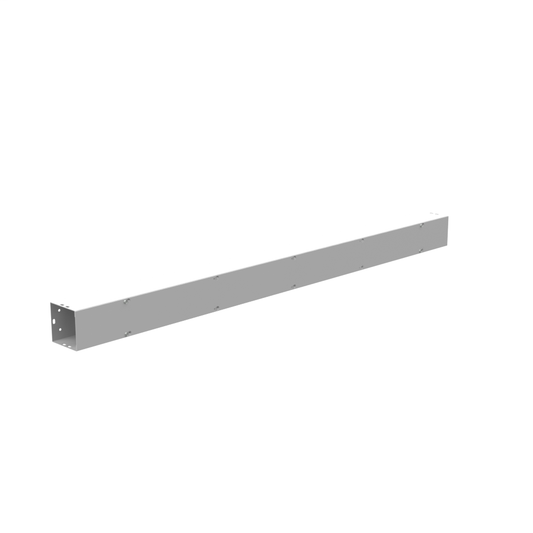 4X60x4 Screw Cover Wireway Type 1 UL Listed Steel No Knockouts ANSI 61 Gray