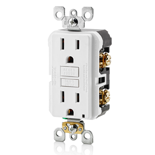 15 Amp SmartlockPro® GFCI Receptacle/Outlet