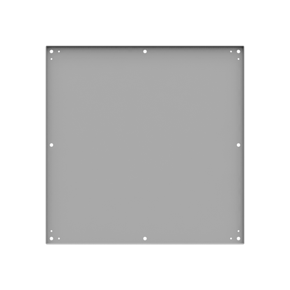 Back Panel Non UL Listed 36x36 Hinge Cover White Steel