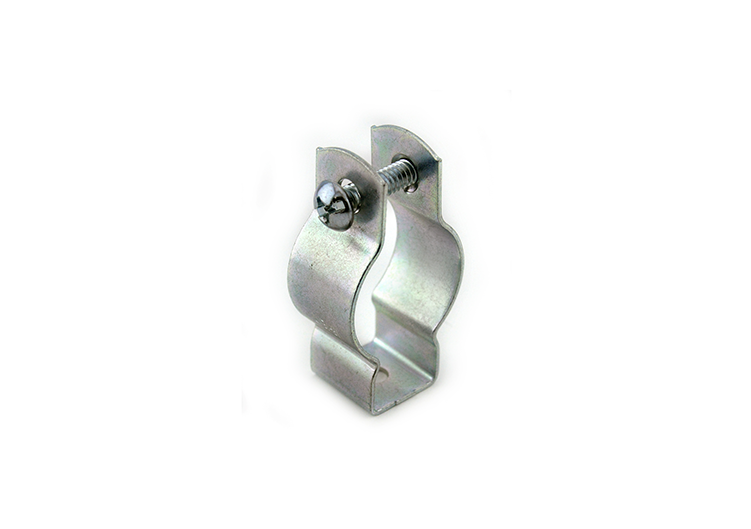 #2 Conduit Hanger with Bolt, Zinc Plated Steel