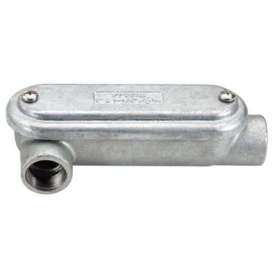 2" HDG Malleable Iron LR Type Conduit Body with Cover and Gasket