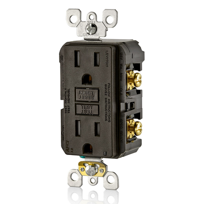 15 Amp, Self Test, Tamper-Resistant AFCI Outlet with LED Indicator Light