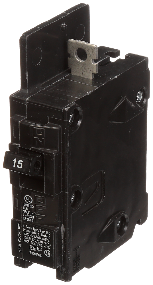 BRKR BQ 1P 120V 15A 10K