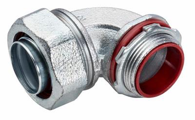 2" 90° Liquidtight Connector with Insulated Throat