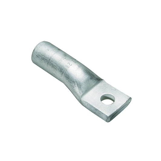 Aluminum Compression Lug, 1 Hole w/o Inspection Window, 350 kcmil, 1/2" Stud, Tin Plated