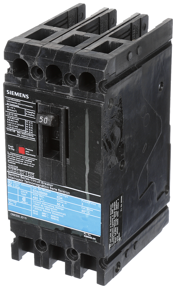 BRKR ED4 3P 480V 50A