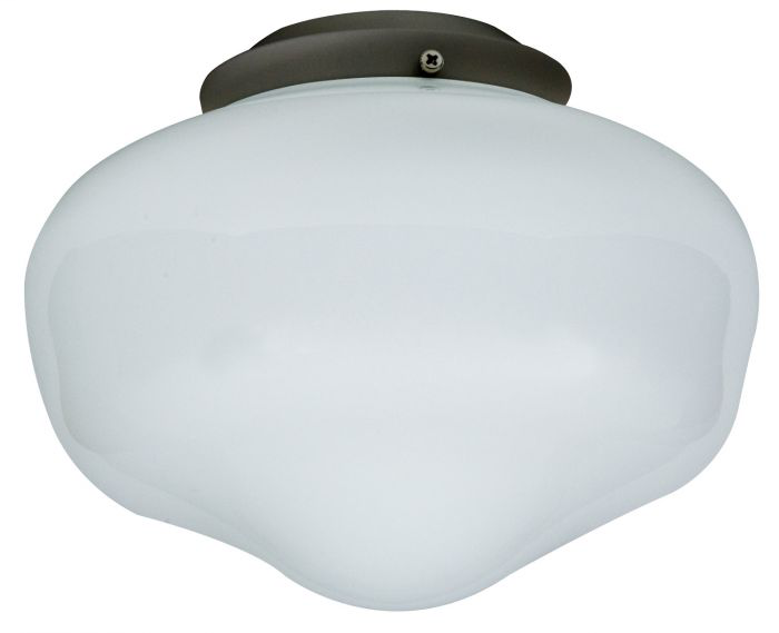 1 Light Outdoor Bowl Fan Light Kit - OLK3-BR-LED