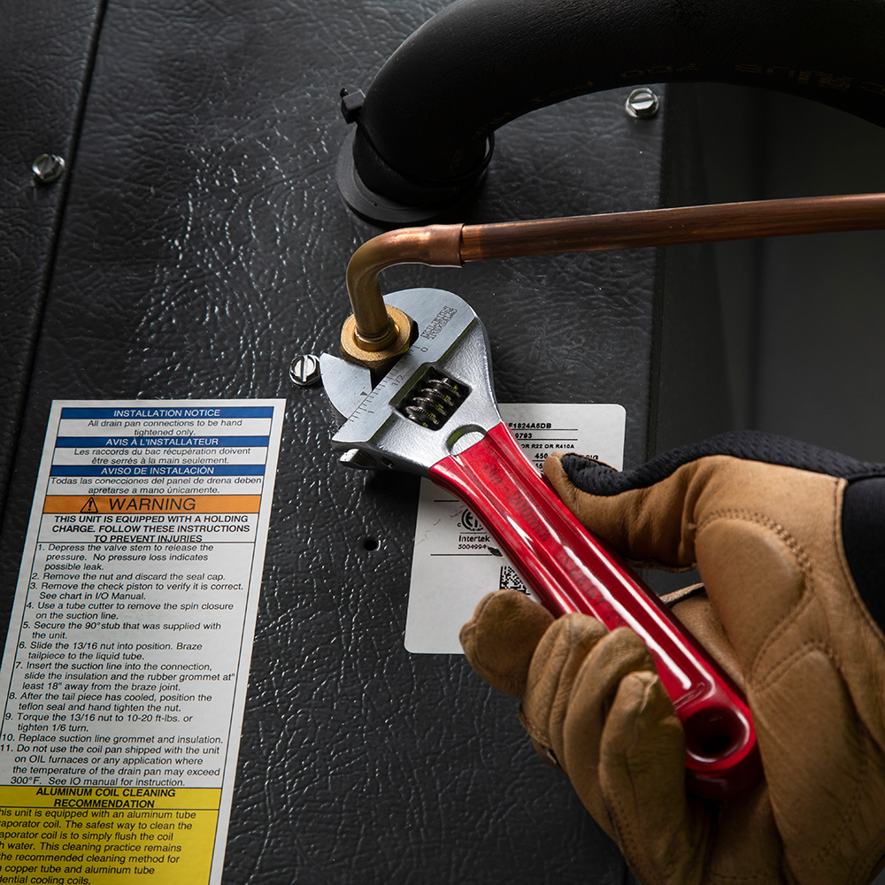 Adjustable Wrench, Extra Capacity 8-Inch