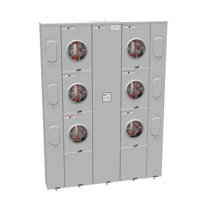 5 Terminal Ringless Large Closing Plate Lever Bypass 6 Position 6-200 Ampere Main Breaker Provision Long Island Lighting Company