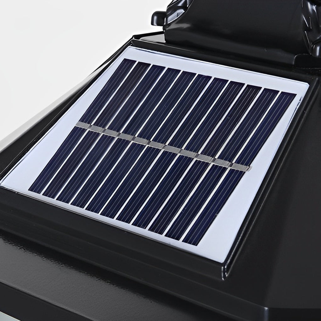[Open-Box]Retro Pattern Waterproof LED European Style Solar Fence Post Lights
