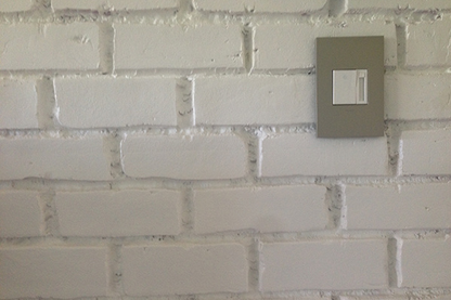 adorne® Satin Nickel 1-Gang Screwless Wall Plate