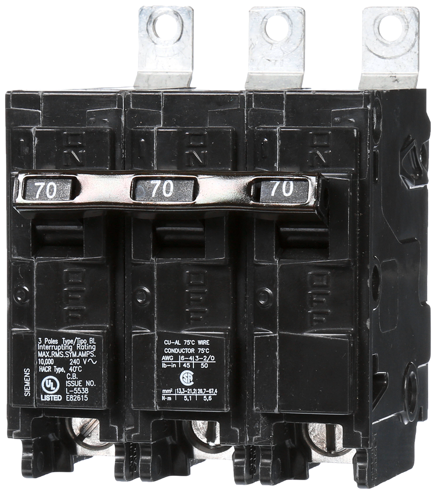 BREAKER 70A 3P 240V 10K BL