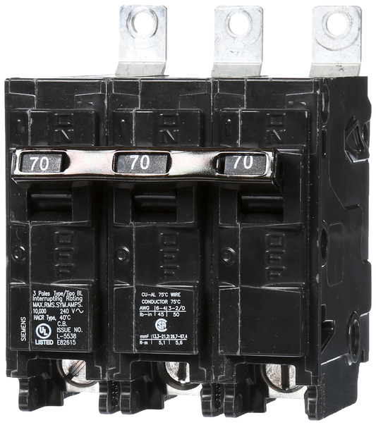 BREAKER 70A 3P 240V 10K BL