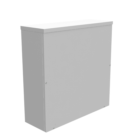 30x10x30 Screw Cover Type 3R UL Listed Steel Knockouts ANSI 61 Gray Quad D Knockout For Lock Emboss Mounting Holes In Back