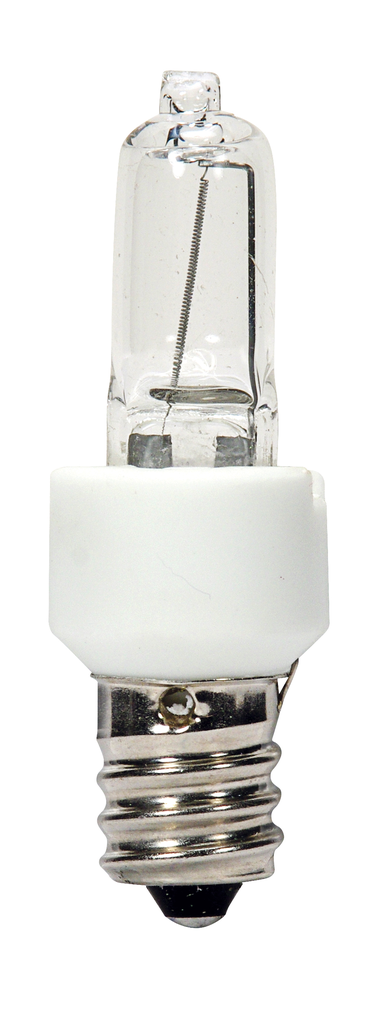60 Watt; Halogen / Excel; T3; Clear; 3000 Average rated hours; 960 Lumens; Candelabra base; 120 Volt
