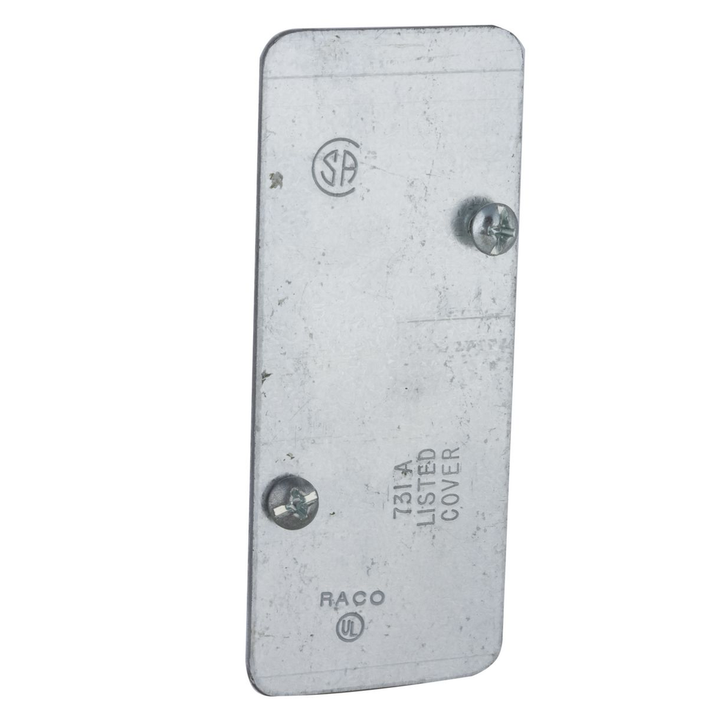 3-3/4 in. x 1-9/16 in. Industrial Handy Cover for 640 Box, Drawn, Blank with Captive Screws