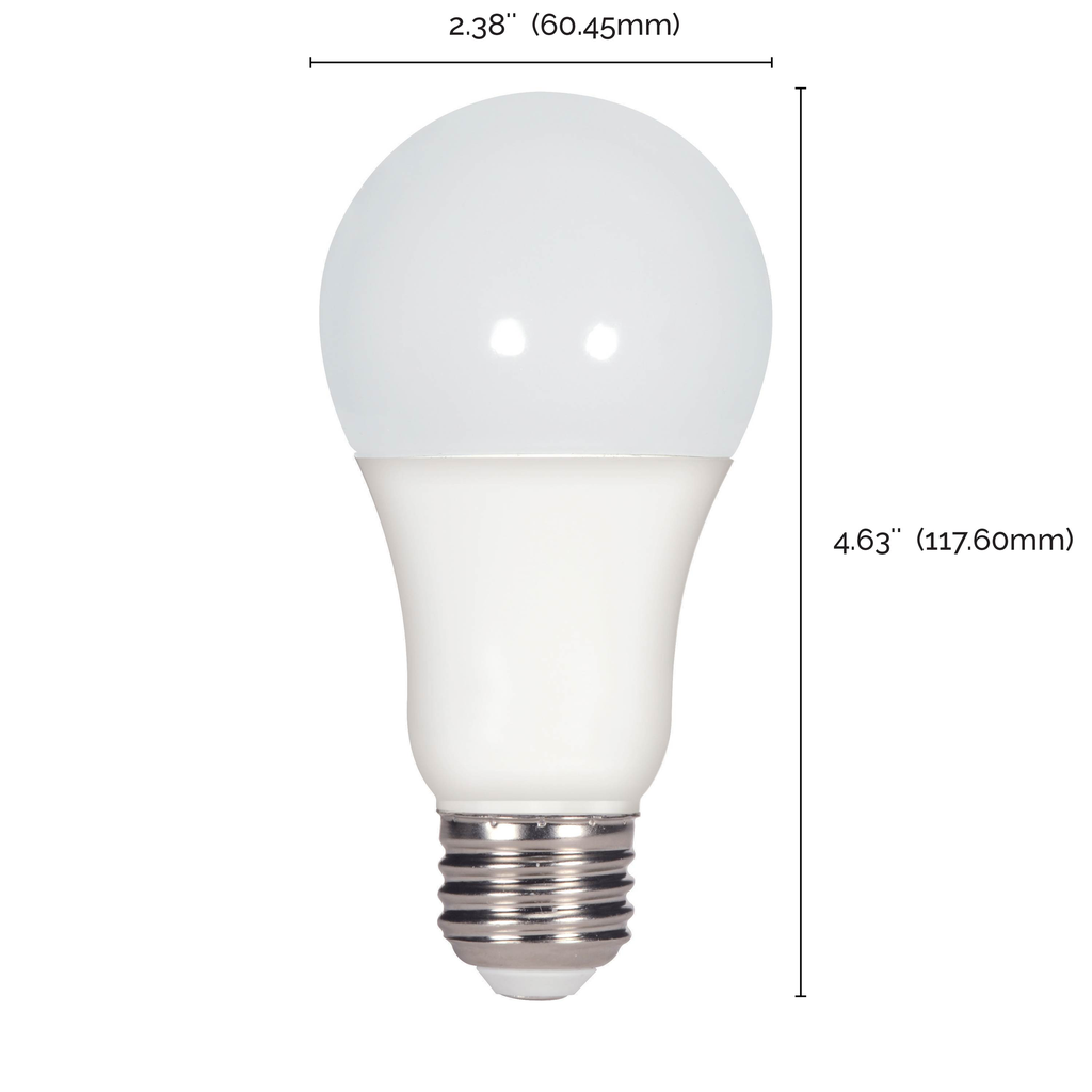 15 Watt; A19 LED; Frosted; 3000K; Medium base; 220 deg. Beam Angle; 120 Volt