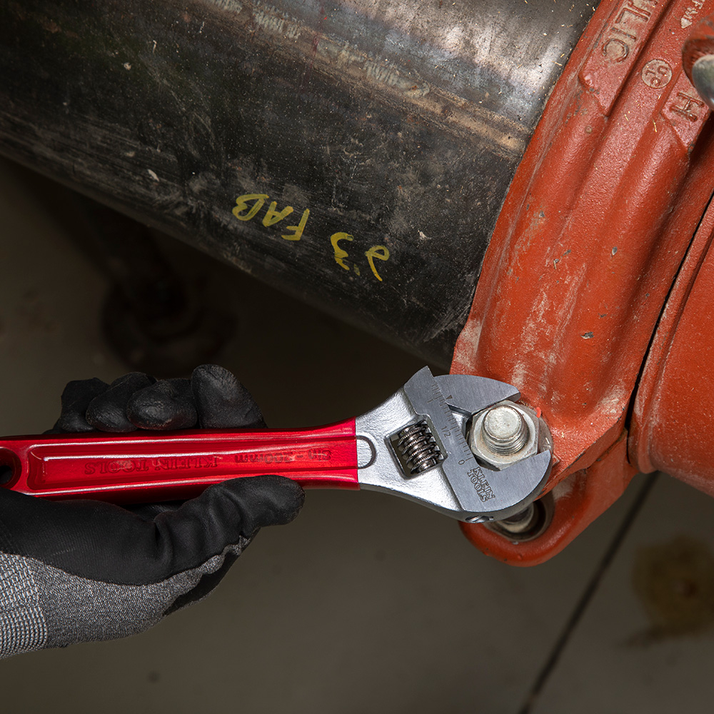 Adjustable Wrench, Extra Capacity 8-Inch