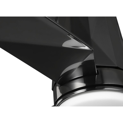 Bixby Collection 60" Indoor/Outdoor Four-Blade Black Chrome Ceiling Fan