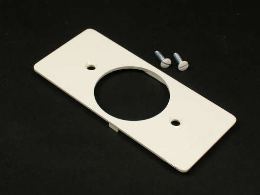 5500 Single Receptacle Faceplate Fitting
