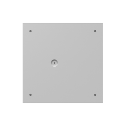 10x4X10 Screw Cover Type 1 UL Steel No KO Gray Cover w/Teardrop Slots Holes In Back