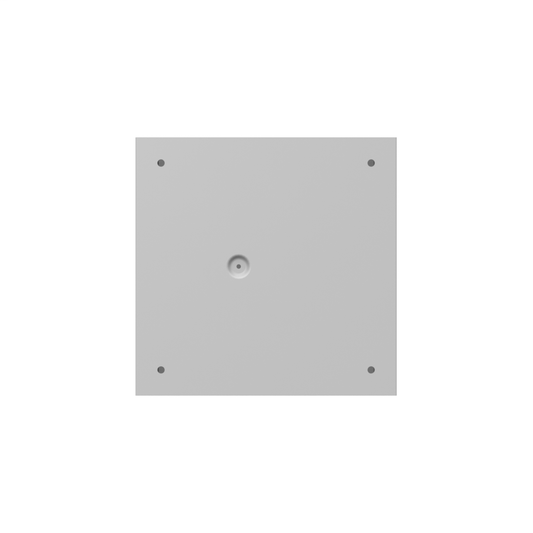 10x8x10 Screw Cover Type 1 UL Steel No KO Gray Cover w/ Teardrop Slots Holes In Back