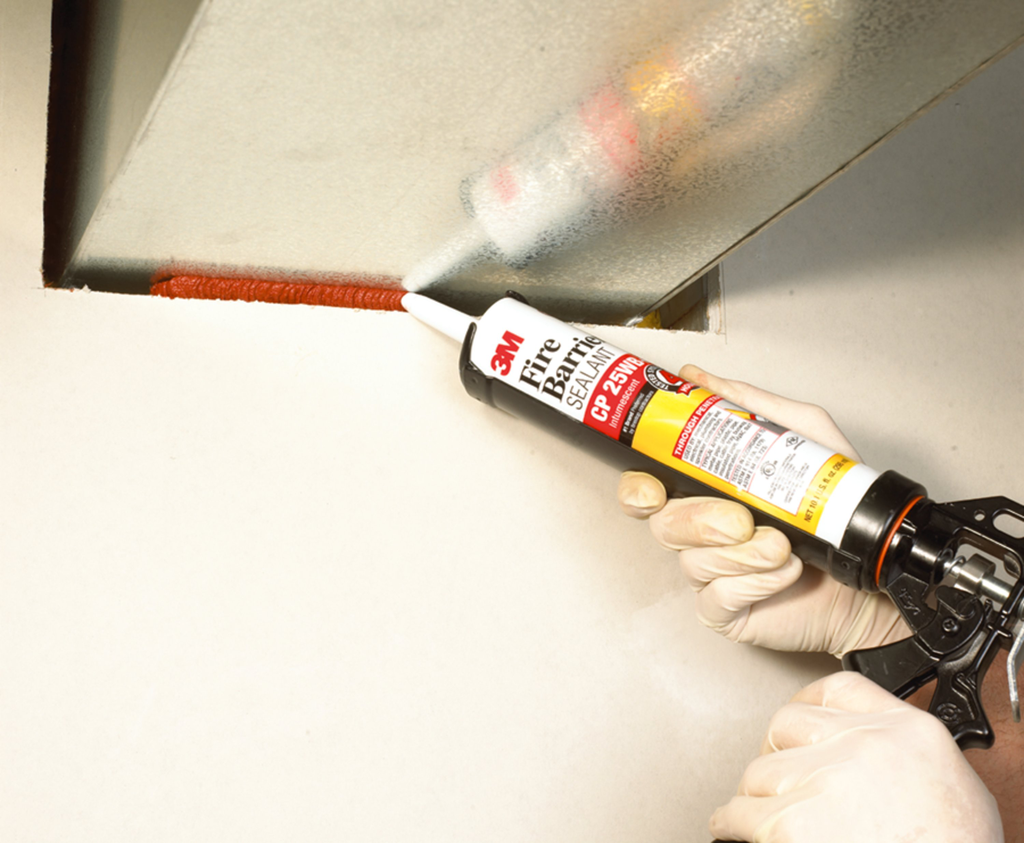 3M™ Fire Barrier Sealant CP 25WB+, Red, 20 fl oz Sausage Pack, 10/case