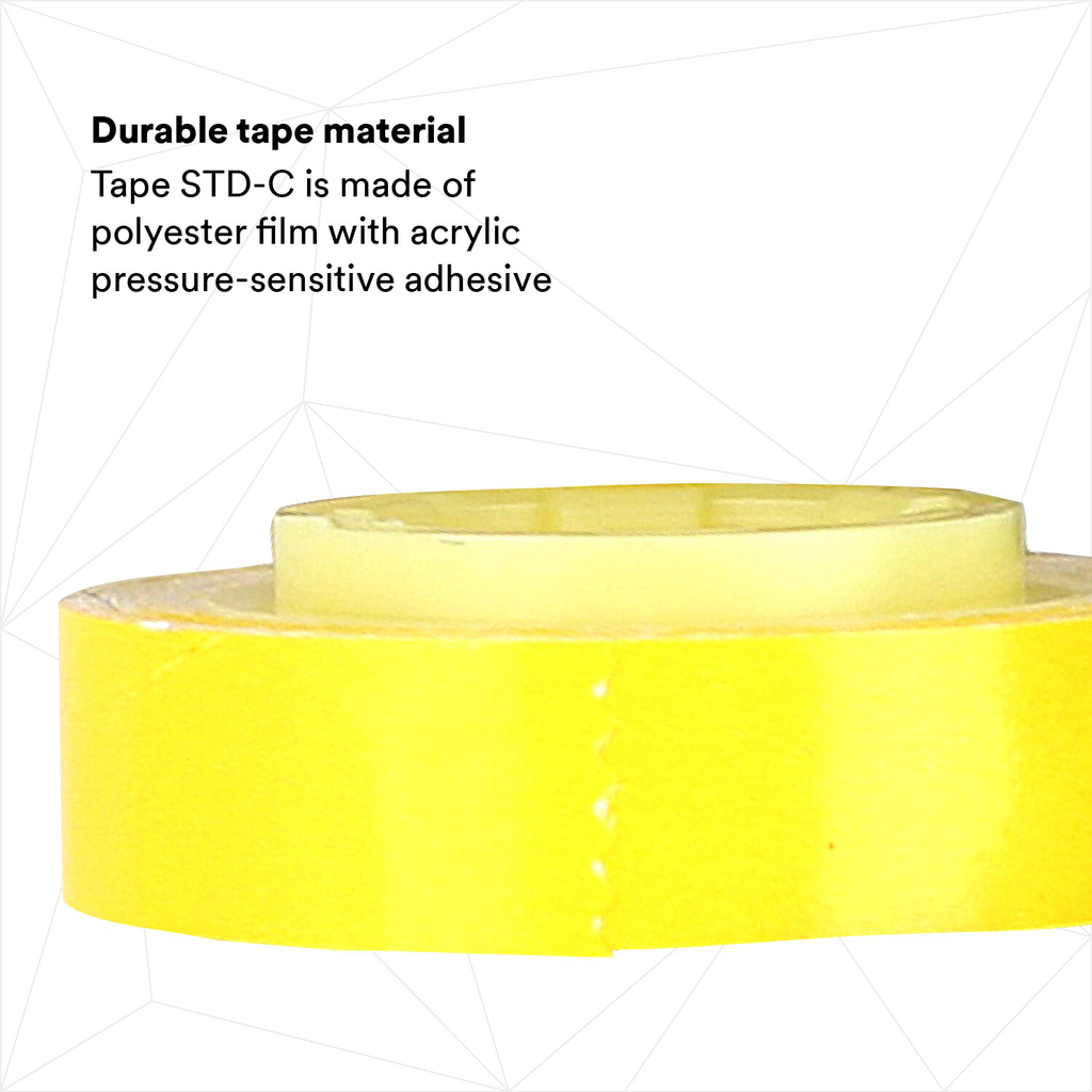 3M ScotchCode Wire Marker Tape Dispenser with Tape STD-C, compact design for easy handling, 25/Case