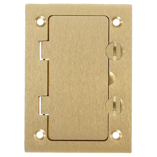 1-Gang Cover, Rectangular, StyleLine Decorator, Brass