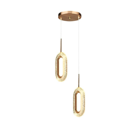[Open-Box] Circle Water Drop Minimalist Three Step Dimming LED Modern Pendant Lights