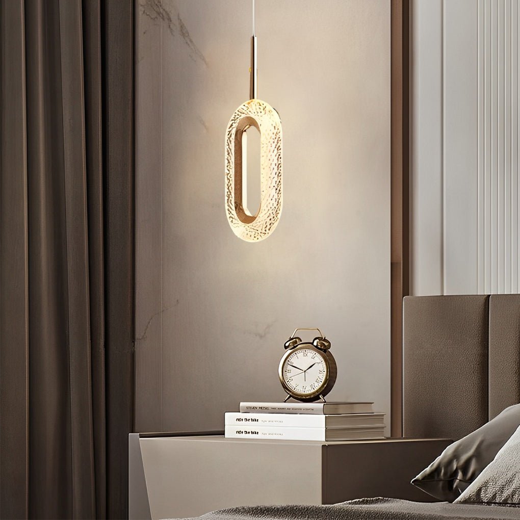 [Open-Box] Circle Water Drop Minimalist Three Step Dimming LED Modern Pendant Lights