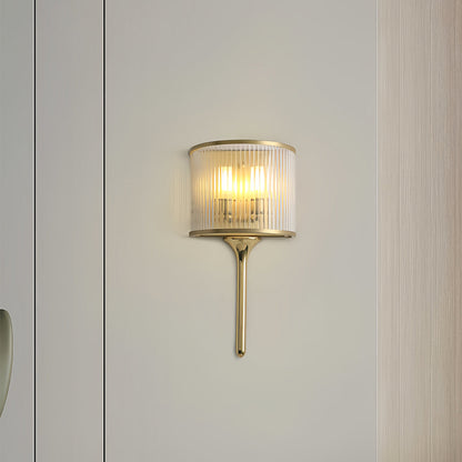 Wall Lights Brass and Glass Modern Minimalist Lights