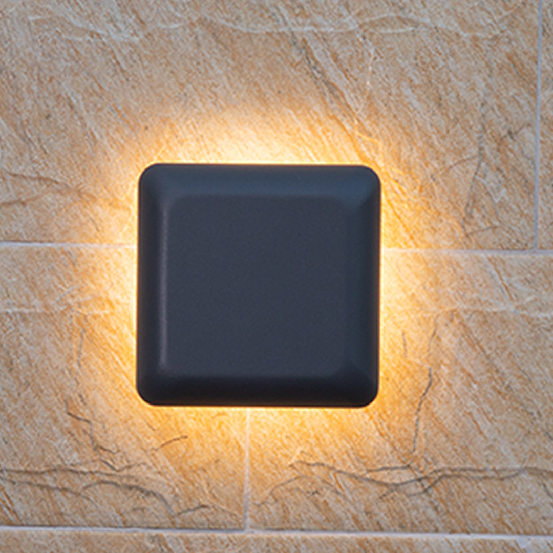 Waterproof Outdoor Wall Light Die-cast Aluminum Minimalist Geometric style