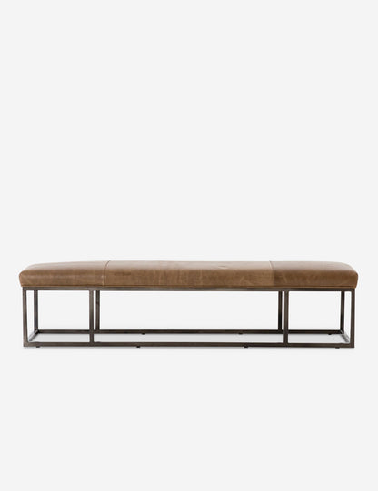 Kabina Leather Bench