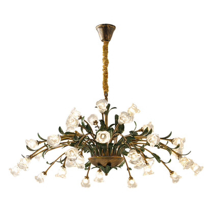 Vintage Floral Chandelier Vintage Rustic Branch Ceiling Light