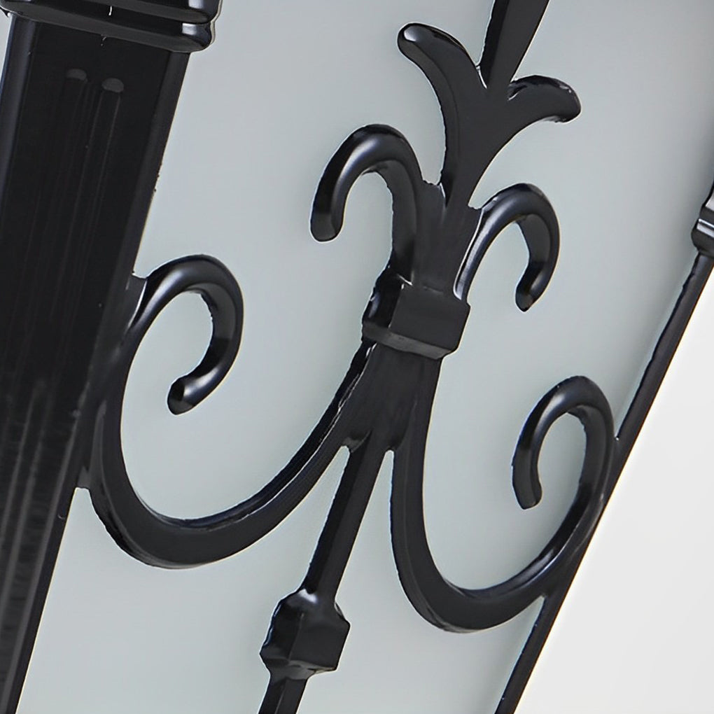 [Open-Box]Retro Pattern Waterproof LED European Style Solar Fence Post Lights
