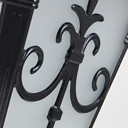 [Open-Box]Retro Pattern Waterproof LED European Style Solar Fence Post Lights