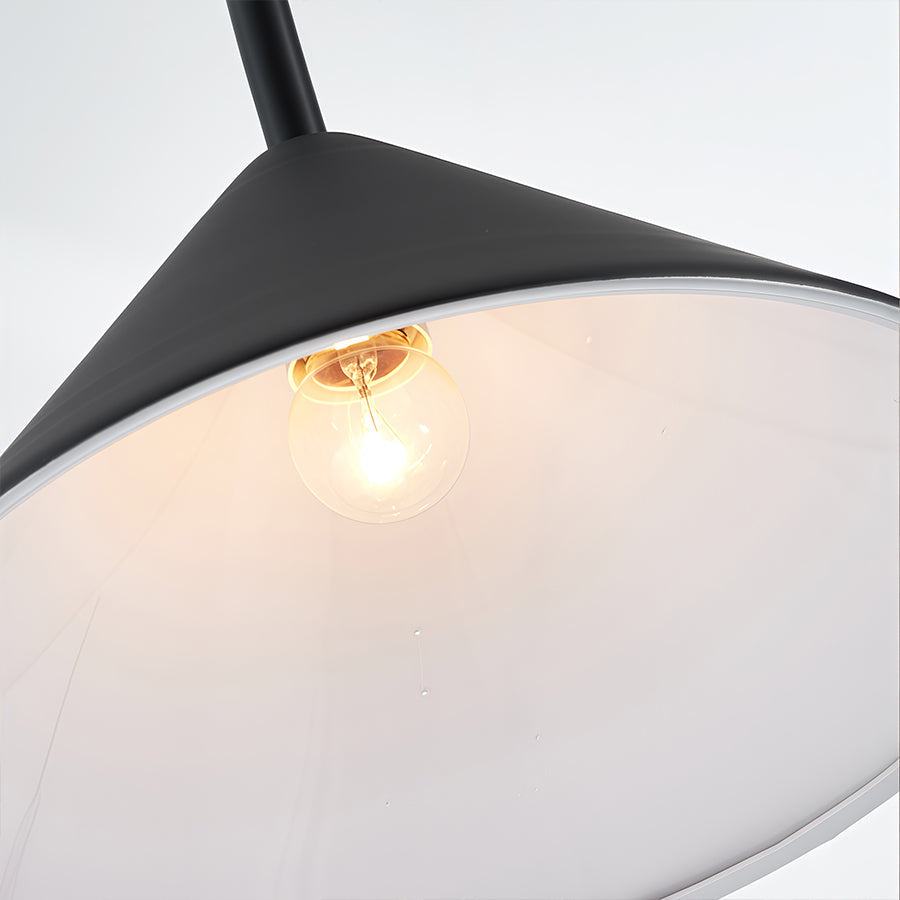 Wall Arm Light Creative Black Long Rod Decorative Iron Art Lamp