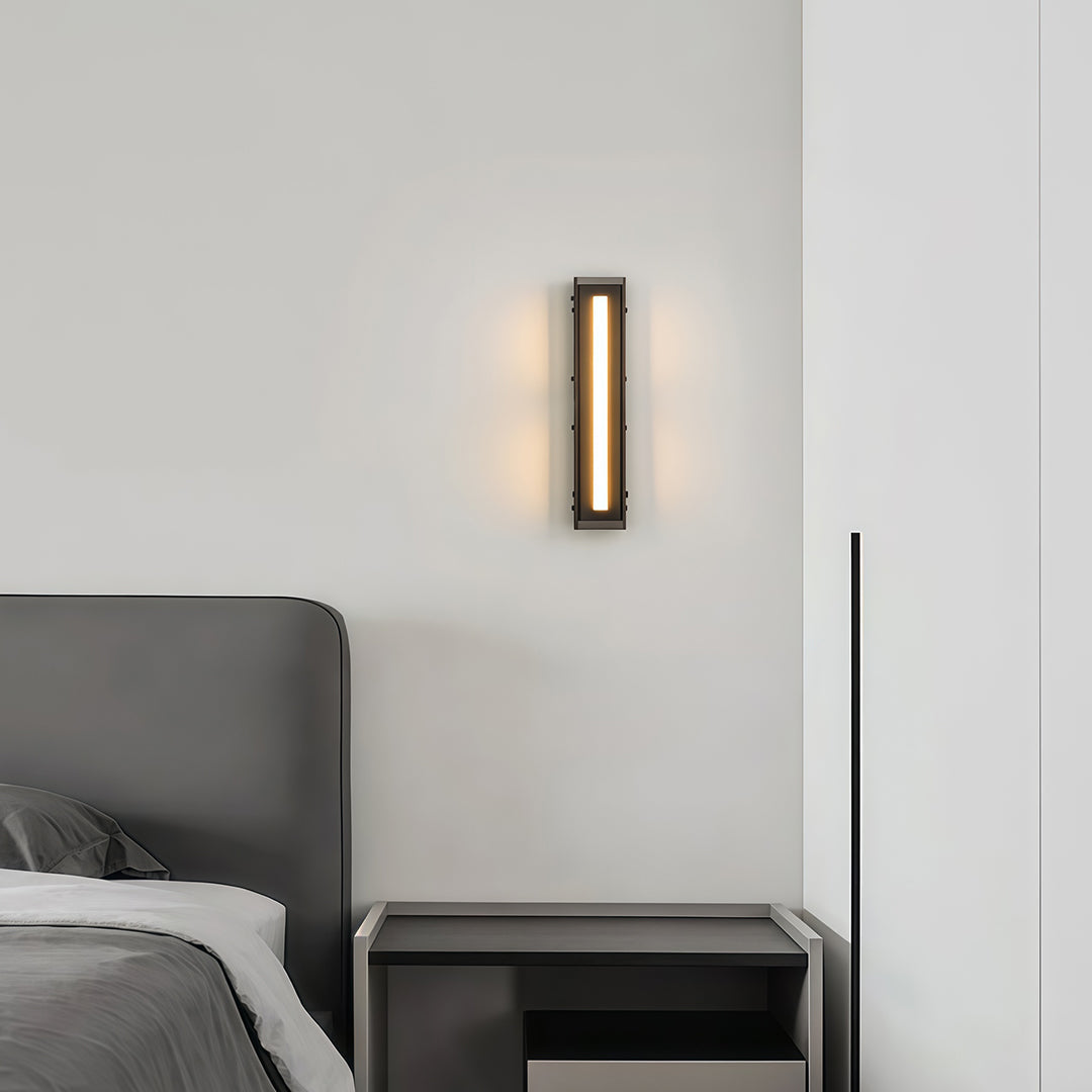 Wall Light Decorations Minimalist Modular Black Vertical Linear Lamp