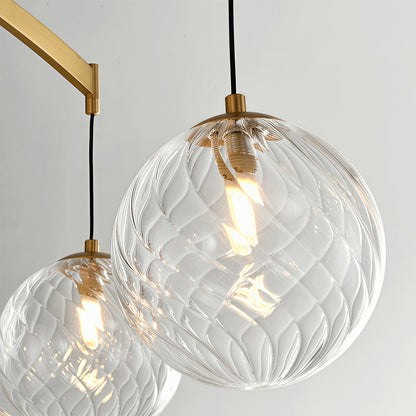 Wall Mounted Pendant Light Modern Minimalist Glass Ball Lamp