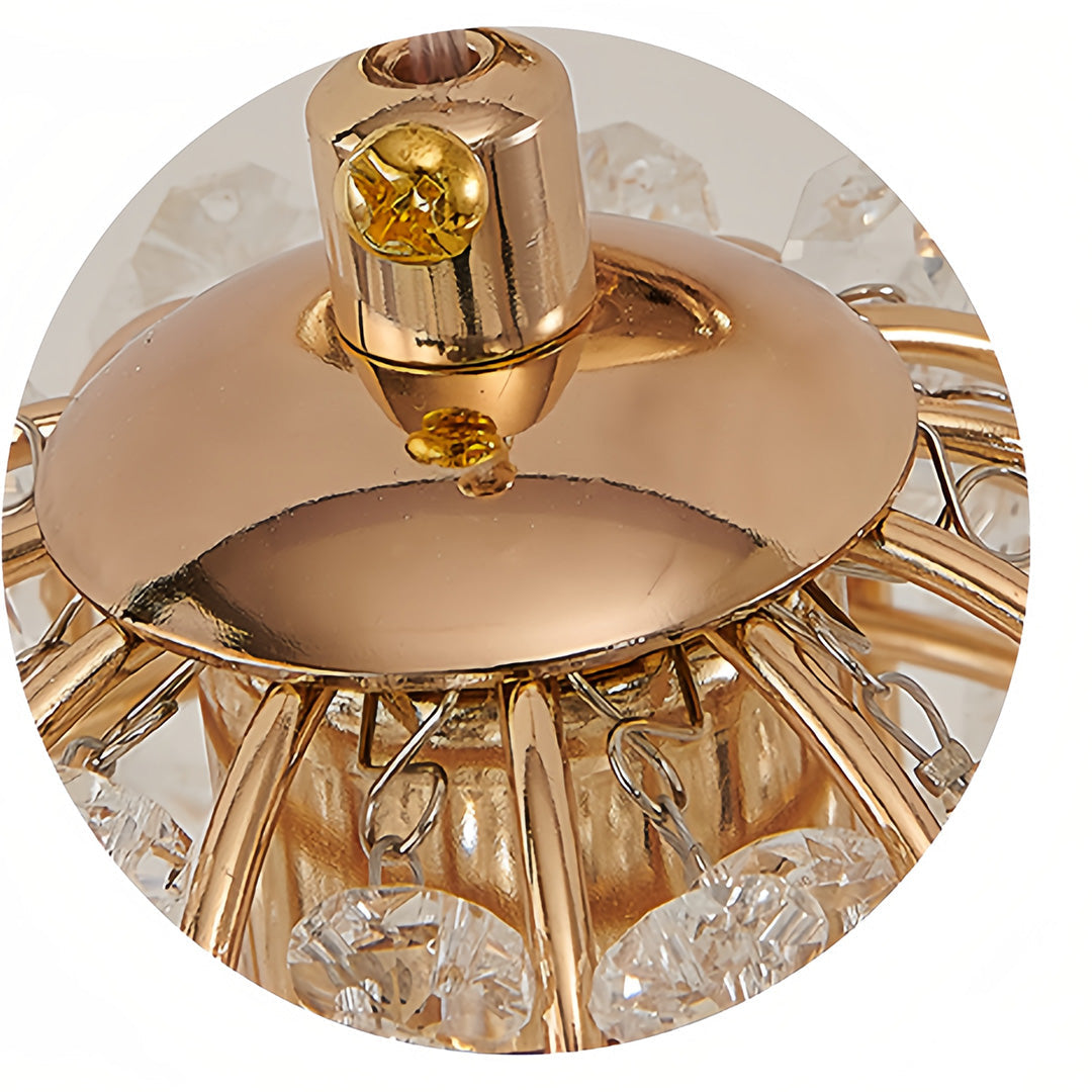 Wall Lights with Crystals Glam Gold Finish Luxury Lamp