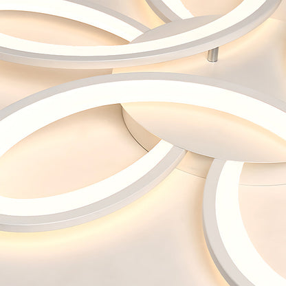 White Ceiling Fan With Light and Remote Modern Dimmable Ceiling Fan